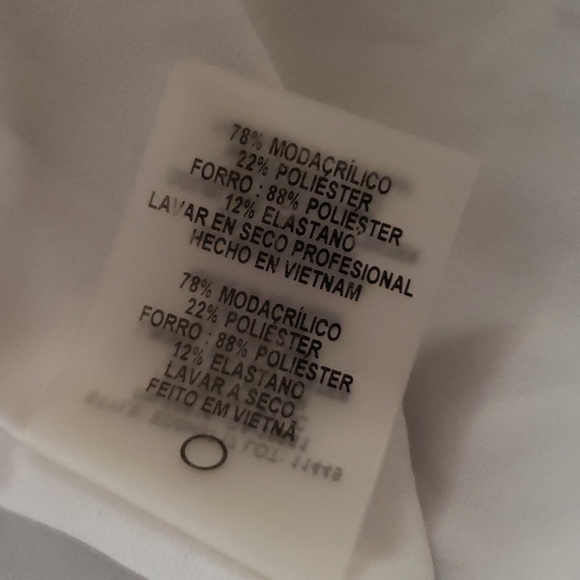 Elie Tahari Jill Faux Fur Striped Sleeveless Long - Picture 10 of 10